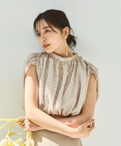 「FRAY I.D」 半袖ブラウス ONE SIZE ホワイト レディース_画像6