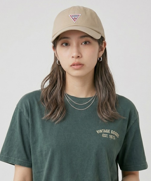 GUESS（ゲス） キャップ 帽子 ロゴ ベースボールキャップ レディース