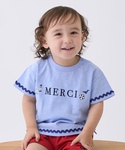 tシャツ 「接触冷感」マリン刺しゅう袖ライン半...の詳細画像3