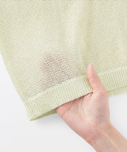 MUJI Labo ニット セーター 「MUJI Labo」婦人 和紙混長袖クルーネック