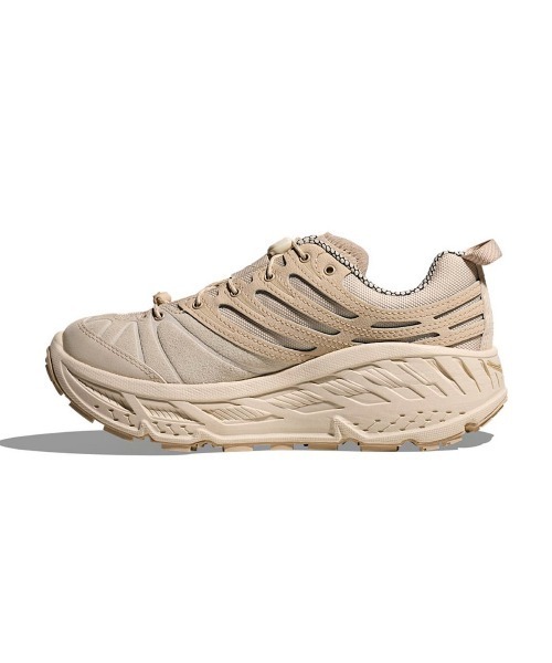 HOKA ONEONE メンズスニーカー（色：ベージュ系）｜シューズ