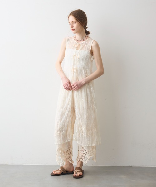 Crisp（クリスプ） ワンピース sheer tulle onepiece / シアーチュール