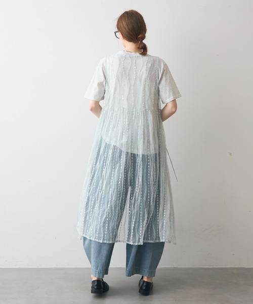 Crisp（クリスプ） ワンピース sheer tulle onepiece / シアーチュール