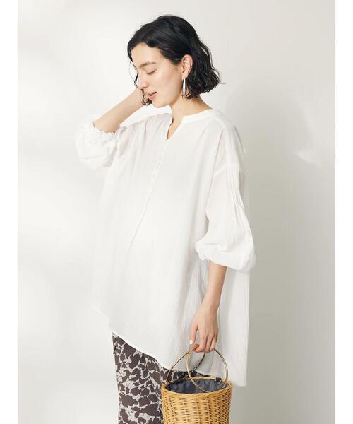 「CRAFT STANDARD BOUTIQUE」 長袖ブラウス FREE ブラック レディース_画像2
