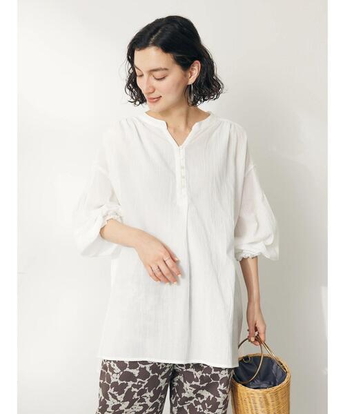 「CRAFT STANDARD BOUTIQUE」 長袖ブラウス FREE ブラック レディース_画像4