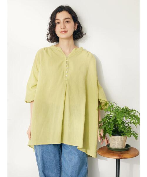 「CRAFT STANDARD BOUTIQUE」 長袖ブラウス FREE ブラック レディース_画像5