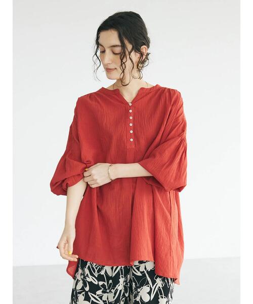 「CRAFT STANDARD BOUTIQUE」 長袖ブラウス FREE ブラック レディース_画像8