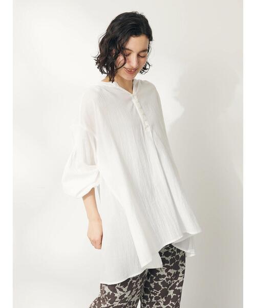 「CRAFT STANDARD BOUTIQUE」 長袖ブラウス FREE ブラック レディース_画像9