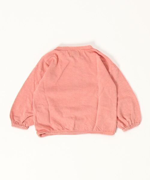「BOBO CHOSES」 「KIDS」7分袖カットソー 12M サーモンピンク キッズ_画像2