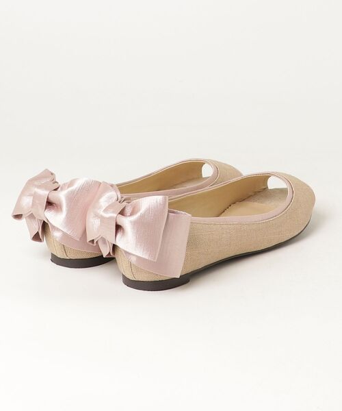 「Boisson Chocolat」 フラットパンプス 24.5cm ベージュ レディース_画像2
