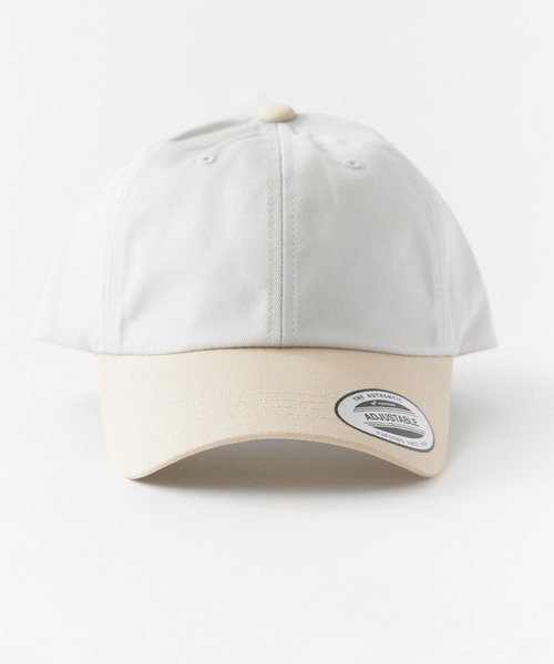 バ バイカラーCAP（WHT） FLEXFIT（フレックスフィット） キャップ 帽子 キャップ 配色 バイ