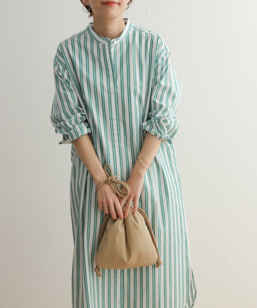 「URBAN RESEARCH DOORS」 長袖ワンピース MEDIUM ホワイト レディース_画像6