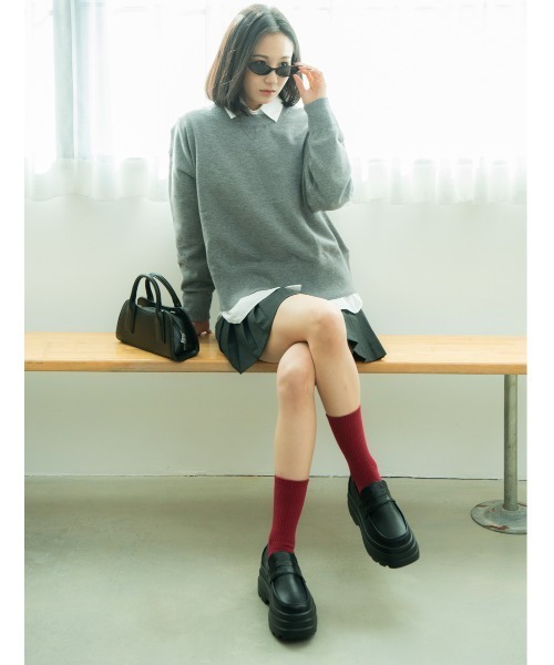 「R&E」 シューズ S ブラック レディース_画像5