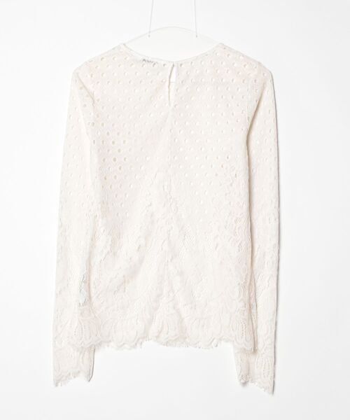 「stradivarius」 長袖ブラウス M ホワイト レディース_画像2
