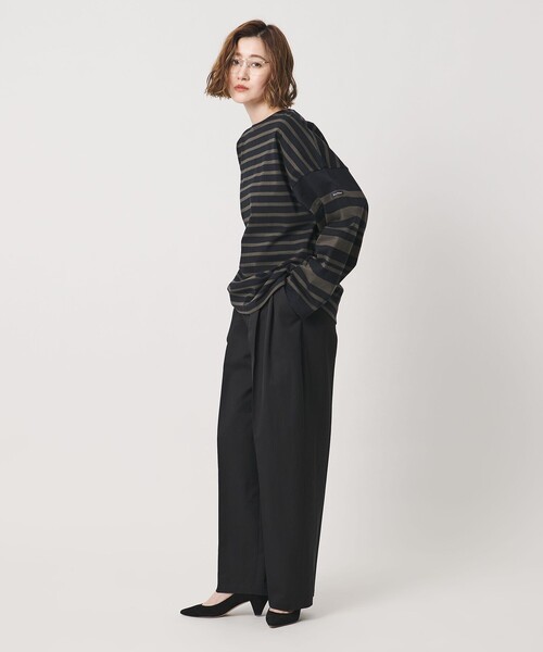 新品タグ付き【別注】＜Le minor＞ロングスリーブ ボートネックTシャツ Le Minor（ルミノア） tシャツ 「別注」「Le minor for conte