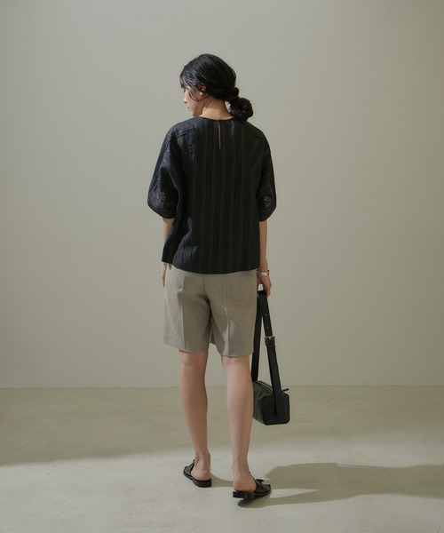 「SALON adam et rope'」 半袖ブラウス FREE ブラック系その他 レディース_画像4