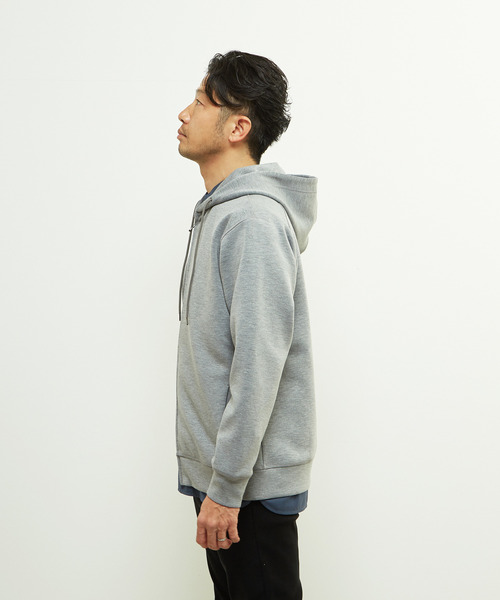 「MEN'S MELROSE」 ジップアップパーカー 3 グレー メンズ_画像3