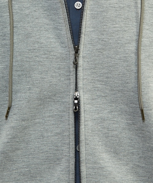 「MEN'S MELROSE」 ジップアップパーカー 3 グレー メンズ_画像7