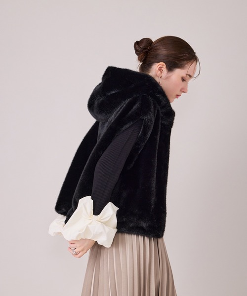 Audie a Muses（オーディア ミューズ） ベスト ジレ 「モデル美香着用