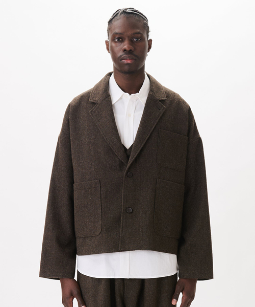 ジャケット テーラードジャケット Estudio Niksen / エストゥディオ・ニクセン Wool Blazer Jacket メンズ