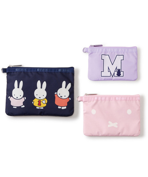 Miffy（ミッフィー） ポーチ 「LeSportsac×Miffy」WRISTLET POUCH SET