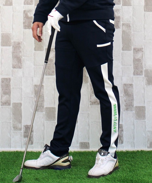 TopIsm ゴルフ サイドライン ゴルフパンツ ゴルフウェア メンズ
