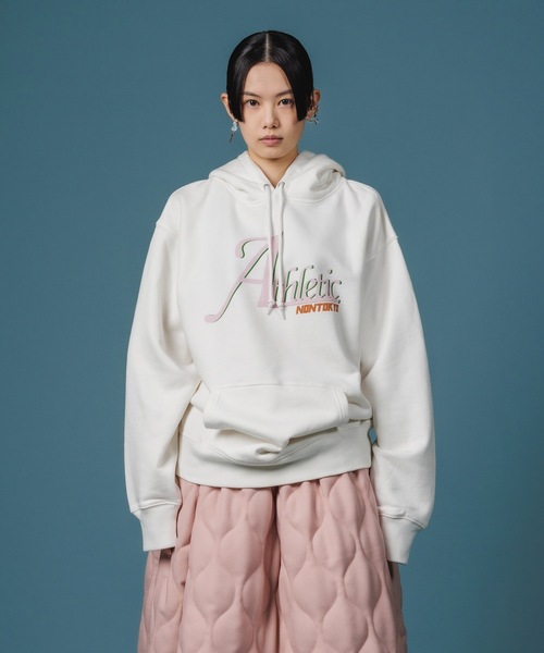 パーカー PRINT PULLOVER SWEAT PARKA(Athletic) レディース
