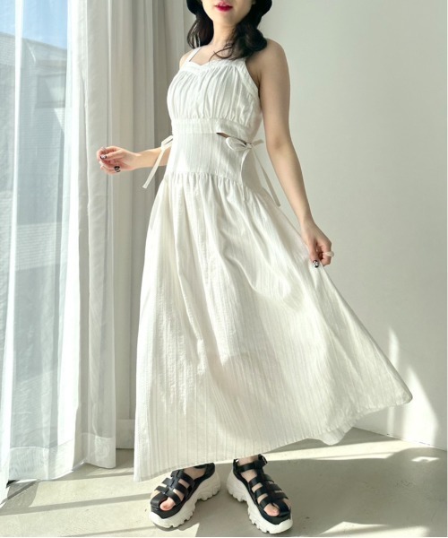 OLIVE des ワンピース 【WEB限定カラー有】肌見せキャミ