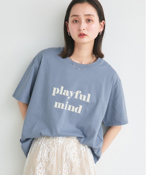 tシャツ ロゴプリント オーバーサイズ Tシャツ レディース | ad thie | 04
