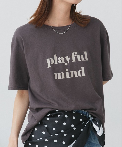 tシャツ ロゴプリント オーバーサイズ Tシャツ レディース | ad thie | 15