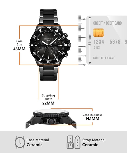 EMPORIO ARMANI 腕時計 エンポリオ・アルマーニ メンズ アナログ