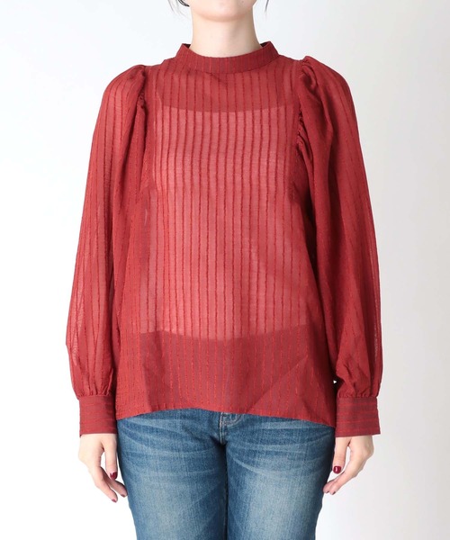 ※削除予定※TITE IN THE STORE ブラウス TITE IN THE STORE ブラウス シャツ ボリューム袖シアー