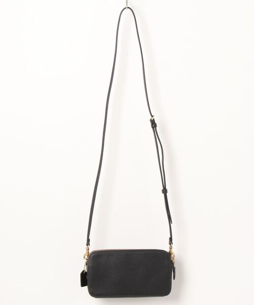 COACH ショルダーバッグ　チャコール×ブラック　新品未使用 COACH 国内発送 コーチ バッグ メンズ ショルダーバッグ