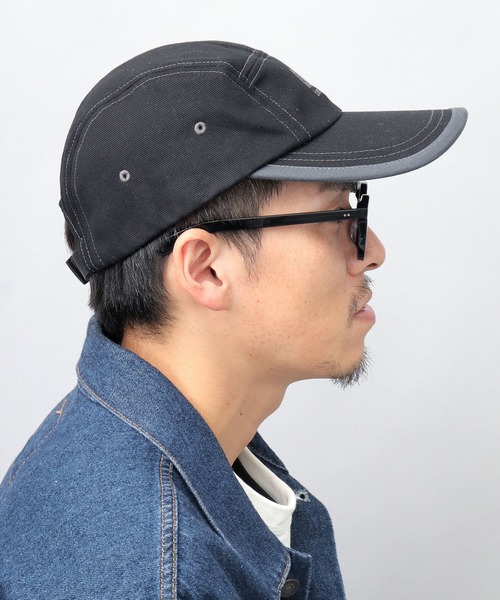 A.M.S. キャップ 帽子 ロングビル ワーク ジェットキャップ つば長