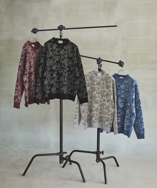 EMMA CLOTHES（エマクローズ） セーター ニット フラワーモールヤーン 