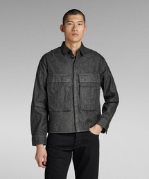 G-STAR RAW シャツ CROPPED REGULAR SHIRT/ライトウェイトデニムシャツ