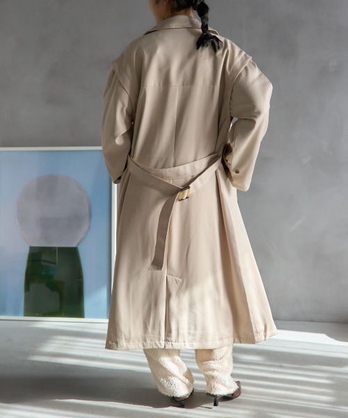TRIANGLE PALETTE トレンチコート コート 2WAY袖取り外しロング