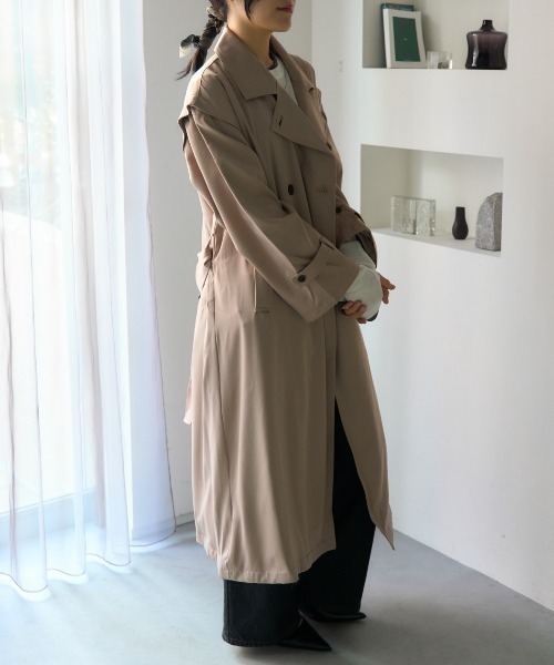 【美品】INVERTERE ロングトレンチコート（インナー取り外し可能） 美品】INVERTERE ロングトレンチコート（インナー取り外し可能）の通販
