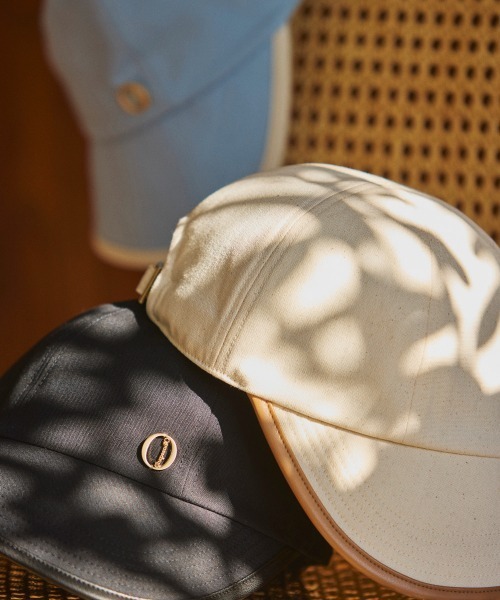 Chapeaud'O 帽子 Chapeau d' O Canvas Wide Cap | 56cm～58cm(97) BLACK (01