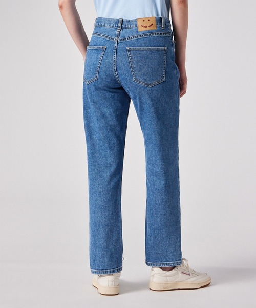 Paul Smith 水色Tシャツとデニムパンツセット 90 PS Paul Smith ジーンズ デニム デニムパンツ ウィメンズ ”Happy