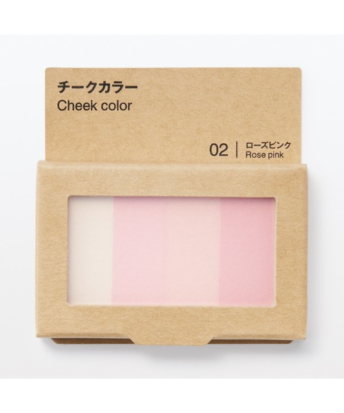 無印良品（MUJI） チーク チークカラー ローズピンク : ZOZOTOWN Yahoo