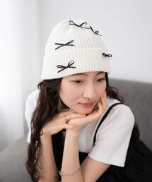 WEGO（ウィゴー） ニット帽 ニットキャップ WEGO/ribbon knit cap