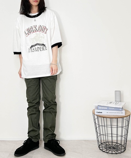 Anytime Songs tシャツ 16/TC 天竺リンガープリントTシャツ(LUCK