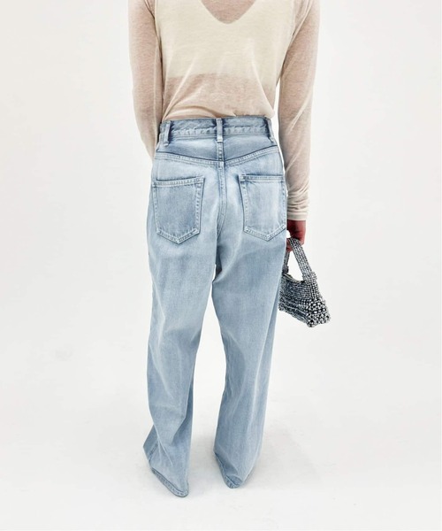専用です❣️エディットフォールル カーブラインバイカラーデニム 34 EDIT. FOR LULU パンツ デニム ジーンズ 「追加」カーブライン