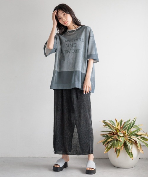 VOM出品　6枚 LOWRYS FARM（ローリーズファーム） tシャツ メッセージショートTSS