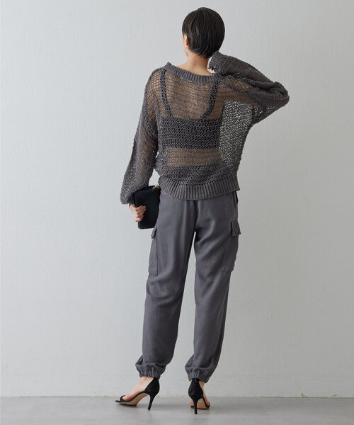 Whim Gazette(ウィム ガゼット) テンセル™繊維使用カーゴパンツ Whim Gazette(ウィム ガゼット)のテンセル?繊維使用カーゴパンツ