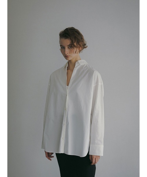 ブラウス シャツ COTTON COLOR OVER SHIRTS レディース HER. ブラウス シャツ コットンオーバーシャツ レディース