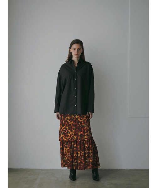deres / デレス | cotton drape blouse コットン プルオーバーブラウス シャツ | F | ブラック | レディース Discoat（ディスコート） ブラウス シャツ 「Noka」ステッチ使い