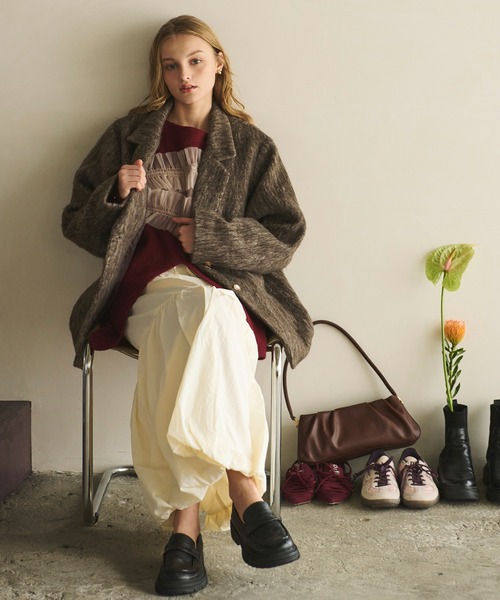 loin nuit スカート ribbon balloon skirt / リボンバルーン