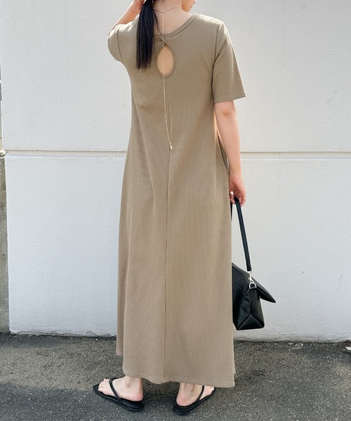 select MOCA（セレクトモカ） ワンピース 半袖 カップ付きセミフレア